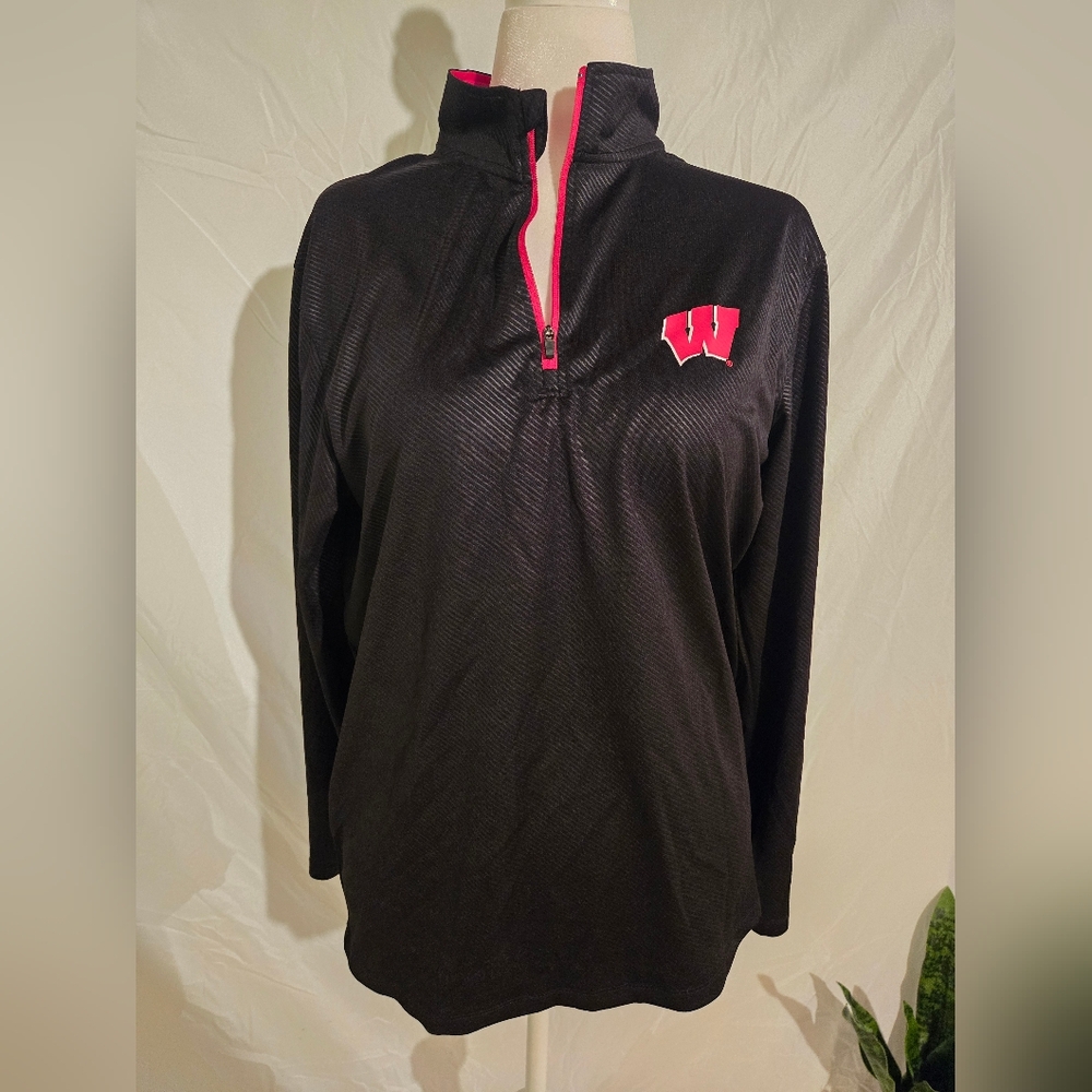Women's Badgers Wisconsin Quarter-Zip Top
